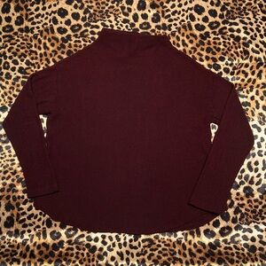 Old Navy Burgundy Mockneck Sweater